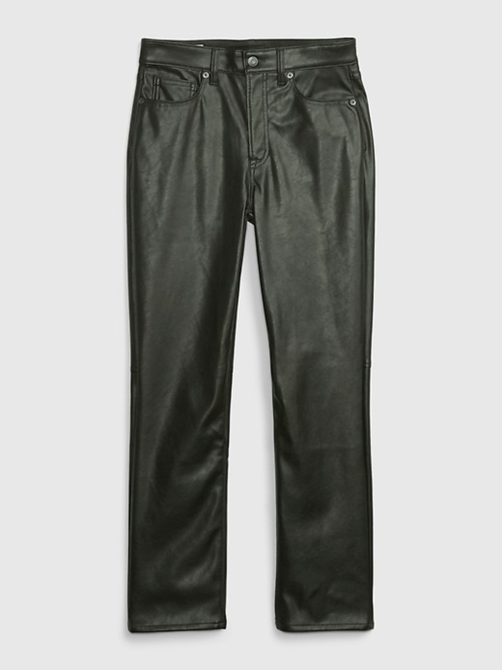 GAP High Rise Vegan Leather Vintage Slim Pants